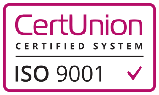 LightingLab ISO 9001 certification mark